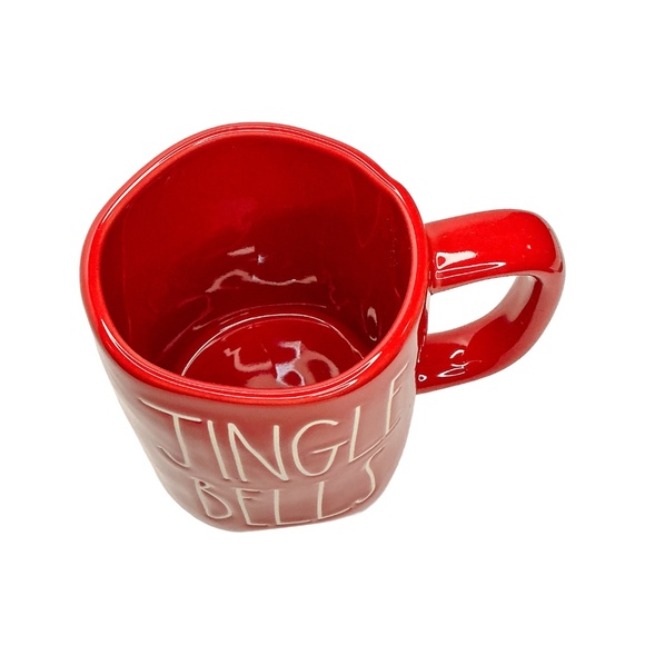 Rae Dunn Mug Jingle Bell Red Gloss - Picture 2 of 4